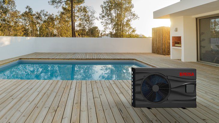 Render de bomba de calor instalada junto a una piscina, un sistema que permite extender la temporada de uso con eficiencia energética (Foto: PEISA) Render de bomba de calor instalada junto a una piscina, un sistema que permite extender la temporada de uso con eficiencia energética (Foto: PEISA)