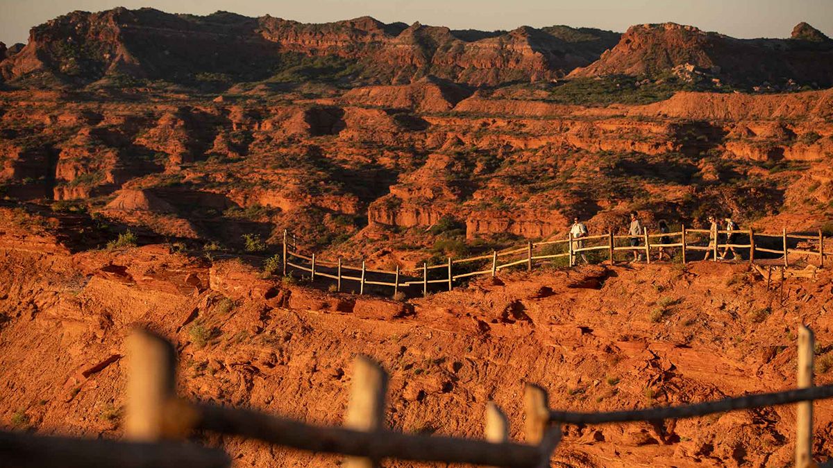 Trails in the middle of a red desert with unimaginable landscapes: the incredible park located in San Luis that few know about