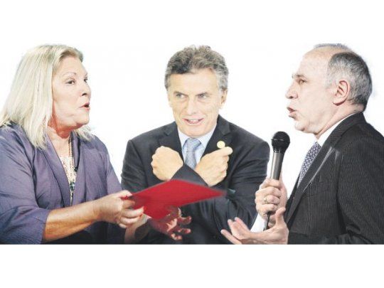 Tensión. El Presidente, antes de la feria judicial, ordenó posponer cualquier embestida contra Ricardo Lorenzetti. Entre ellas, la amenaza de juicio de Elisa Carrió.