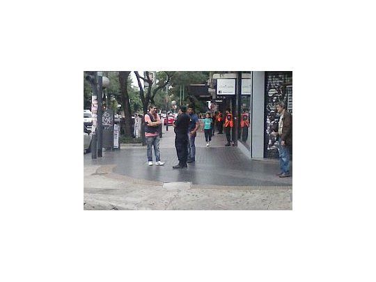 Participan policías de la Federal y la Metropolitana.