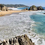 Playa La Llorona de Michoacán. Playa La Llorona de Michoacán.