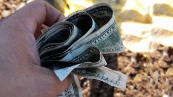 el mejor dia de sus vidas: revolvian un basural en santa fe y se encontraron u$s50.000 dentro dentro de un mueble