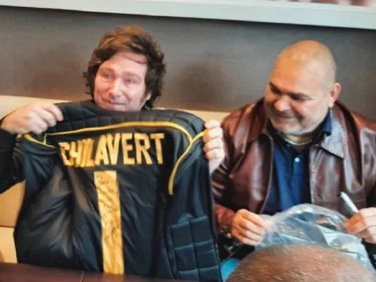 Javier Milei y José Luis Chilavert. 