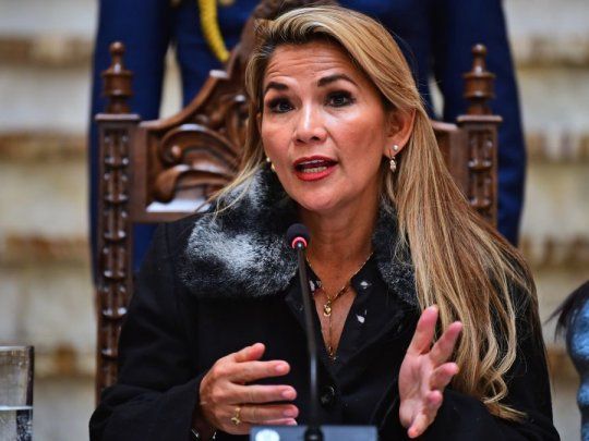 La autoproclamada presidenta de Bolivia&nbsp;&nbsp;Jeanine Áñez.