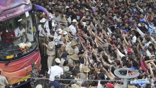 Una feroz estampida en India dejó al menos 11 muertos