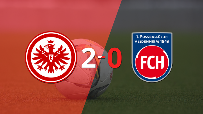 Derrota de Heidenheim por 2-0 en su visita a Eintracht Frankfurt