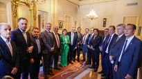 coparticipacion: alberto encabezo cumbre con gobernadores en casa rosada