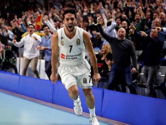 Facundo Campazzo hace delirar a los hinchas de Real Madrid. Intentará lo mismo en su sueño cumplido de NBA.