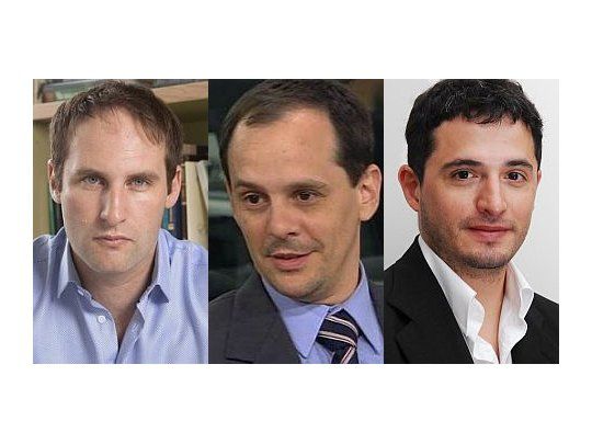 Rodrigo Álvarez, Fausto Spotorno y Ramiro Castiñeira.