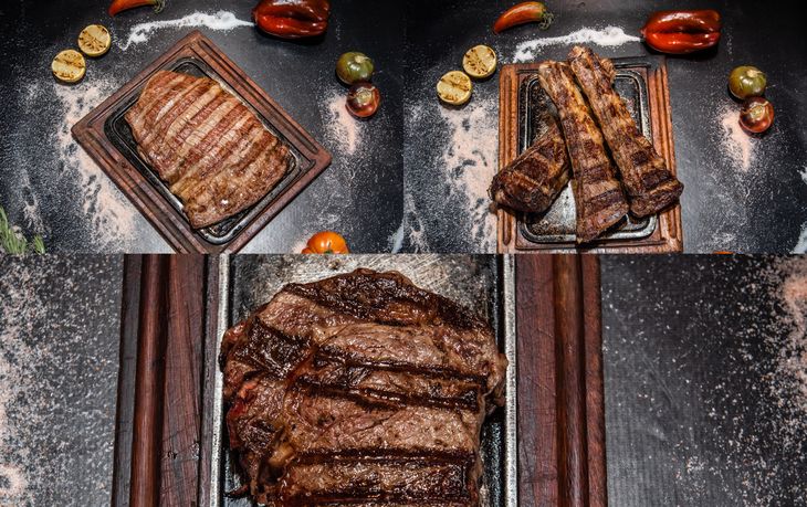 Each cut can be requested with the exact cooking point: from almost raw to well cooked.