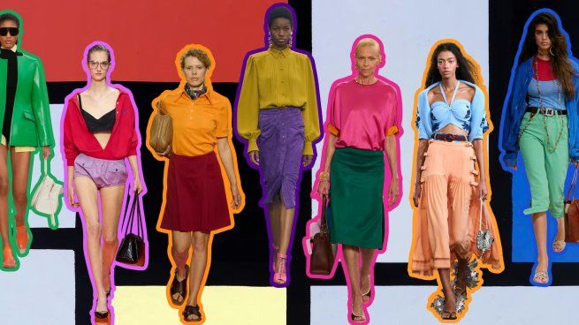 Prada, Loewe y Fendi lideran la temporada con mezclas cromáticas, contrastes extremos y tonos empolvados.