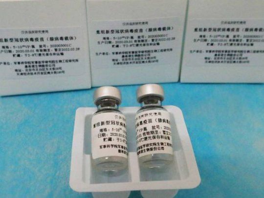 Dosis de la vacuna china, probadas en Wuhan, cuna del coronavirus.
