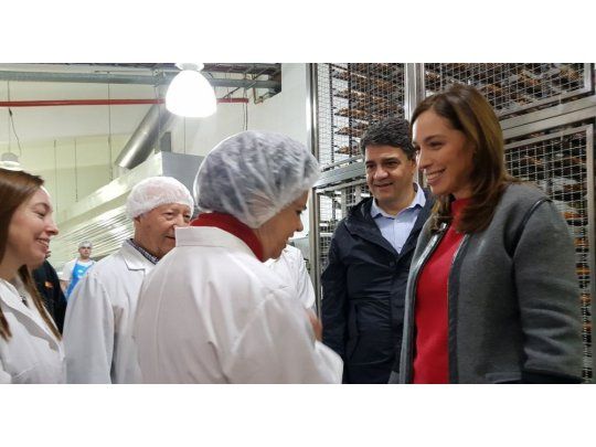 La mandataria provincial destacó que, por medio del Banco Provincia, vamos a aumentar la línea de créditos para pymes, que van a ser préstamos muy blandos a tasas bajas, de entre 20 y 25% (anual) con plazos más largos.