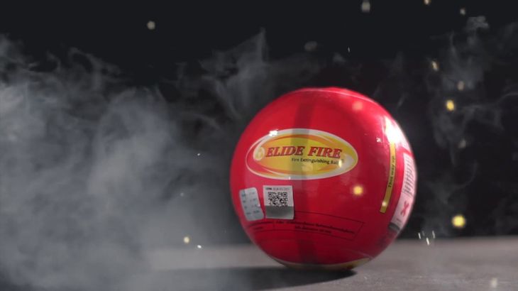 Así es la esfera que busca reemplazar a los matafuegos tradicionales.