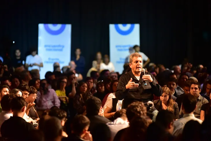 Sergio Massa en el Congreso del Frente Renovador.