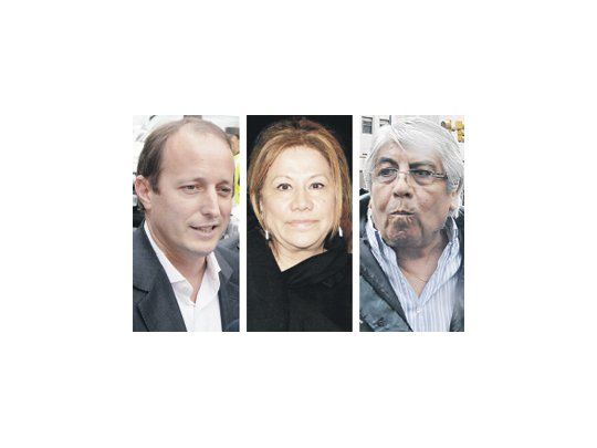 Martín Insaurralde, Graciela Camaño, Hugo Moyano