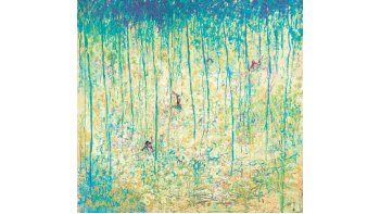 ámbito.com | “Fête galante” (1988), acrílico sobre tela de Alfredo Prior, que integró la retrospectiva “Al imperio de las musas. Antología personal”.