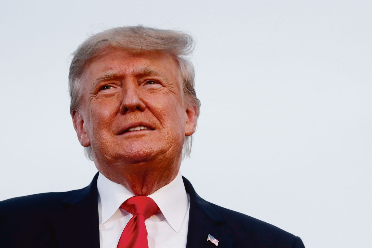 MEGÁFONO. El expresidente Donald Trump busca amplificar su mensaje de cara a las elecciones de 2024. MEGÁFONO. El expresidente Donald Trump busca amplificar su mensaje de cara a las elecciones de 2024.
