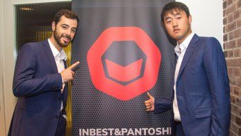 Kevin Bootz, presidente ejecutivo de Inbest, junto a Michael Wu, uno de los cofundadores de AmberAI.