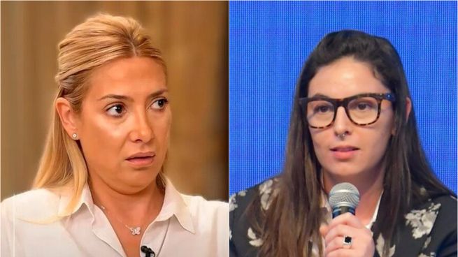 La exprimera dama, Fabiola Yañez (a la izquierda), aportó a la Justicia los chats con la exministra de Mujeres, Ayelén Mazzina.